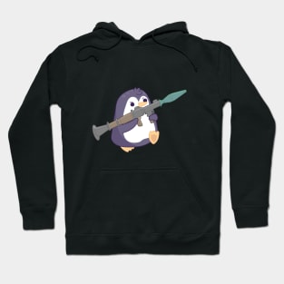 Penguin with a rocket launcher Hoodie